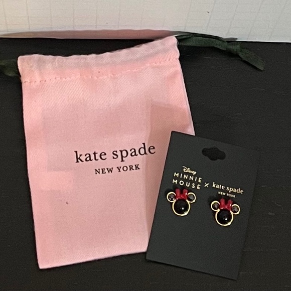 kate spade Jewelry - Minnie Mouse and Kate Spade Earrings